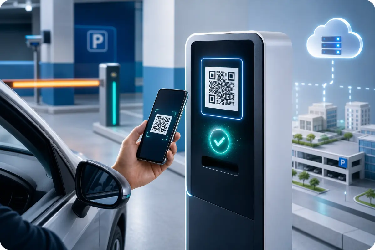 ระบบจ่ายเงิน QR PromptPay ลานจอดไร้พนักงาน DPARK OnCloud